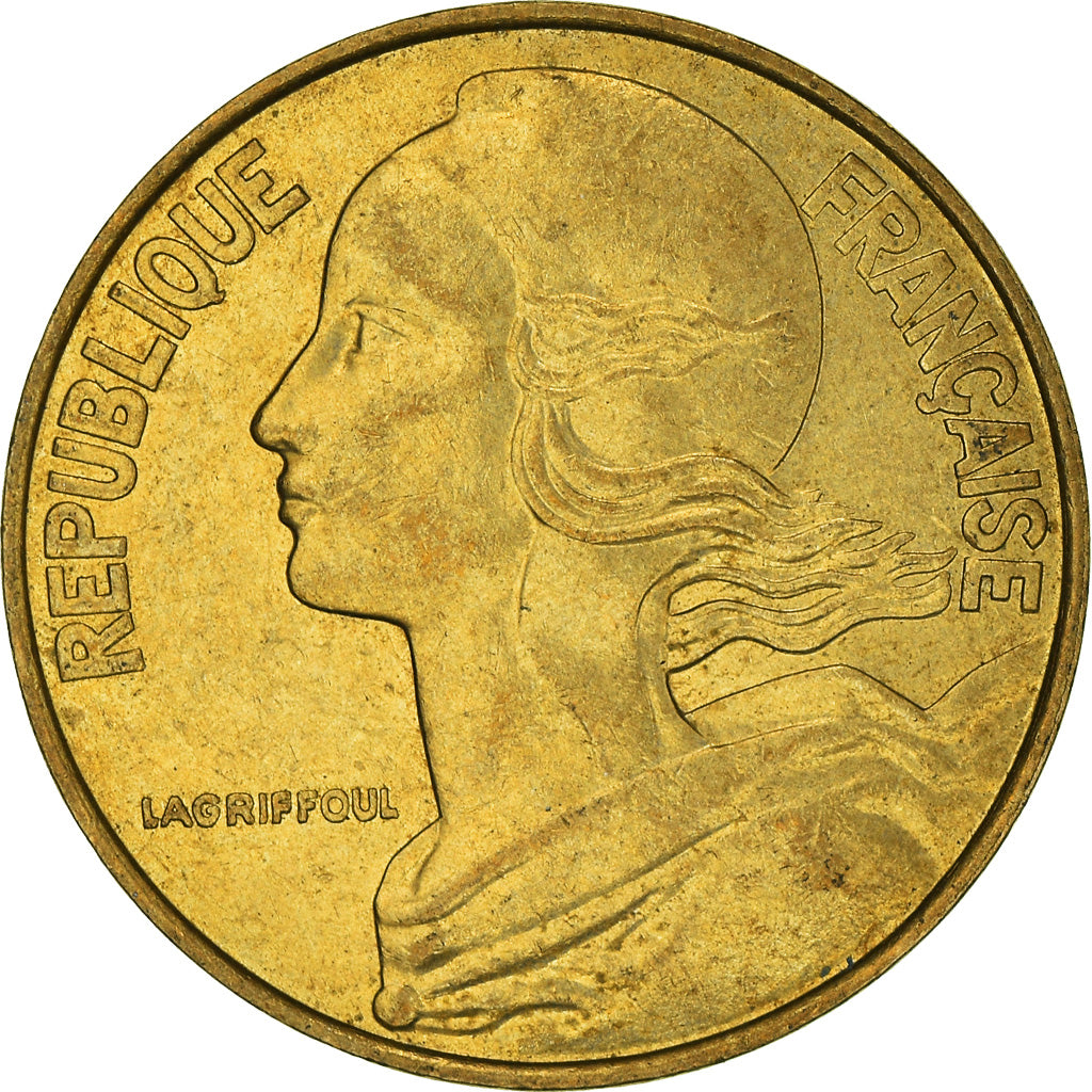 Moeda, França, 20 Centimes, 1993