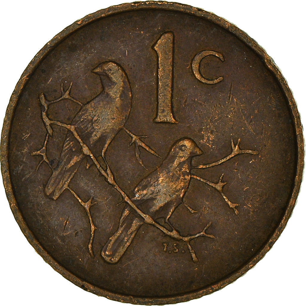 Moneta, Południowa Afryka, Cent, 1966