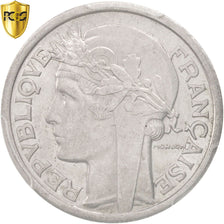 Coin, France, Morlon, 2 Francs, 1941, Paris, PCGS, MS63, MS(63), Aluminum