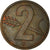 Coin, Switzerland, 2 Rappen, 1955