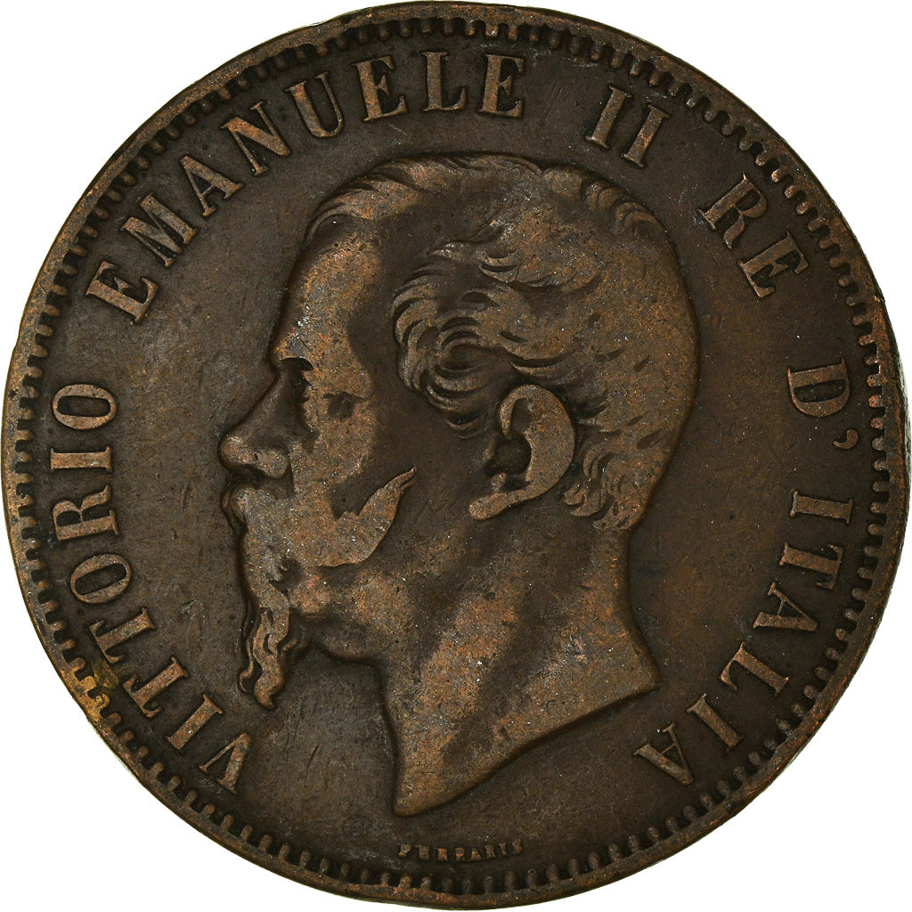 Coin, Italy, 10 Centesimi, 1862