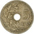Moeda, Bélgica, 5 Centimes, 1906