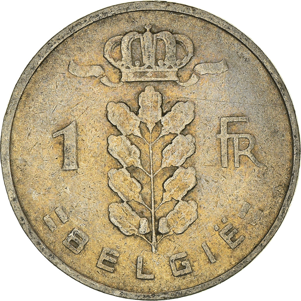 Moneda, Bélgica, Franc, 1955