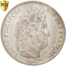 Moneta, Francia, Louis-Philippe, 5 Francs, 1838, Rouen, PCGS, AU55, SPL-