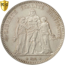 Coin, France, Hercule, 5 Francs, 1876, Paris, PCGS, MS64, MS(64), Silver