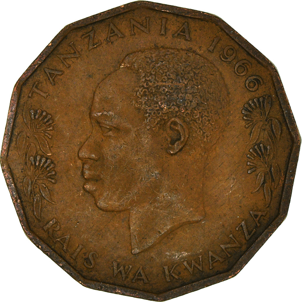 Monnaie, Tanzanie, 5 Senti, 1966