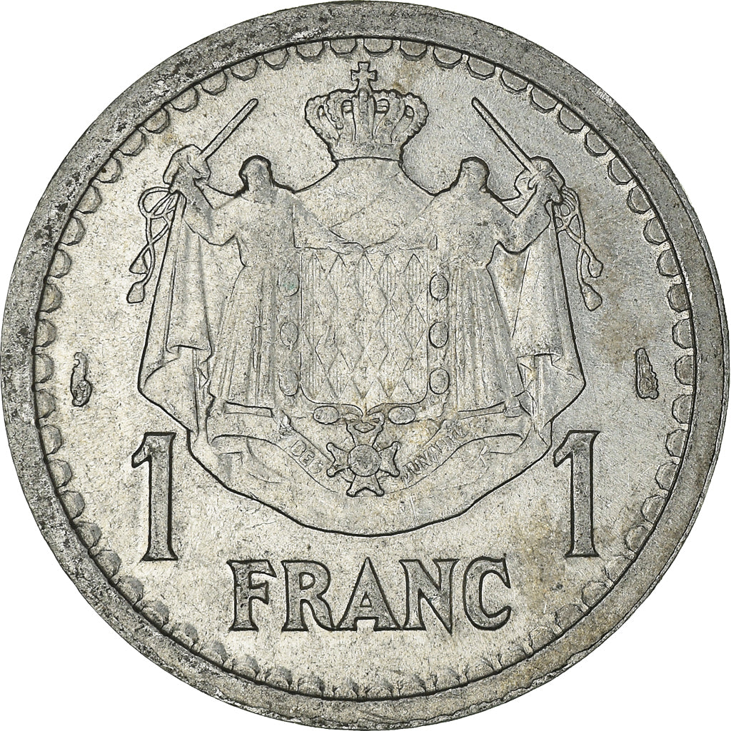 Coin, Monaco, Franc, Undated (1943)