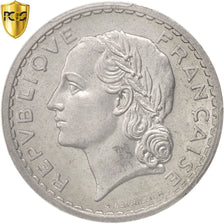 Coin, France, Lavrillier, 5 Francs, 1946, Beaumont le Roger, PCGS, MS63, MS(63)