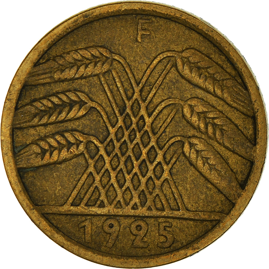 Munten, Duitsland, Weimarrepubliek, 5 Reichspfennig, 1925
