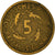 Moneta, NIEMCY, REP. WEIMARSKA, 5 Reichspfennig, 1925