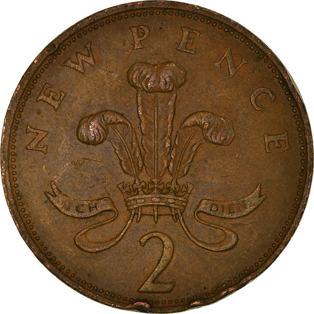 Moeda, Grã-Bretanha, 2 New Pence, 1977