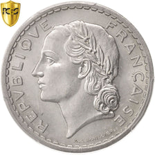 Coin, France, Lavrillier, 5 Francs, 1946, Beaumont le Roger, PCGS, MS64, MS(64)