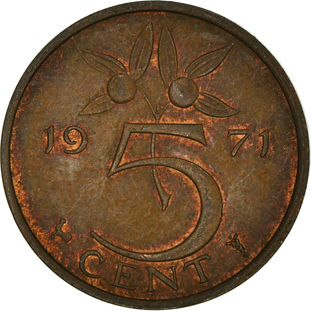 Moneta, Paesi Bassi, 5 Cents, 1971