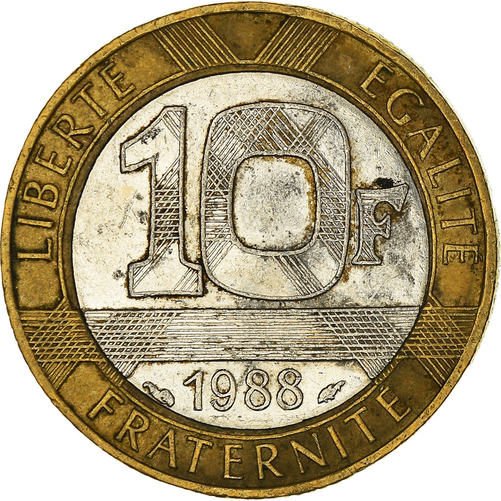 Münze, Frankreich, 10 Francs, 1988