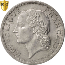Monnaie, France, Lavrillier, 5 Francs, 1946, Castelsarrasin, PCGS, MS63, SPL