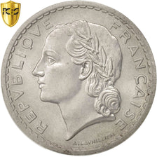 Coin, France, Lavrillier, 5 Francs, 1947, Beaumont le Roger, PCGS, MS63, MS(63)