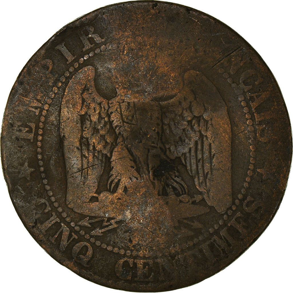 Münze, Frankreich, 5 Centimes, 1855