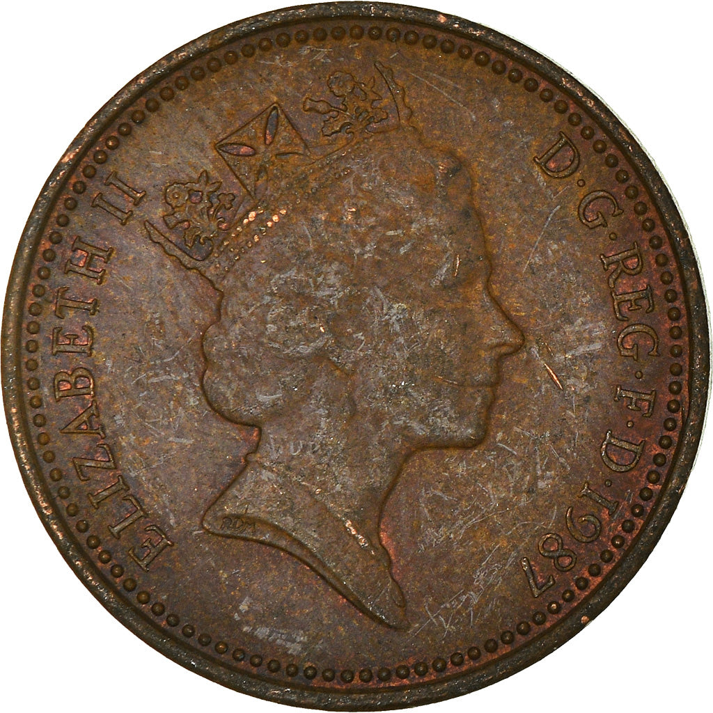 Moneda, Gran Bretaña, Penny, 1987