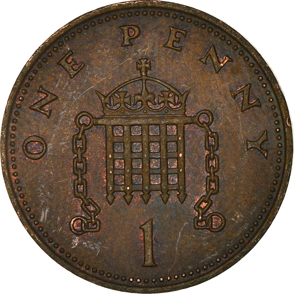 Moneda, Gran Bretaña, Penny, 1987