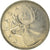 Moneda, Canadá, 25 Cents, 1968