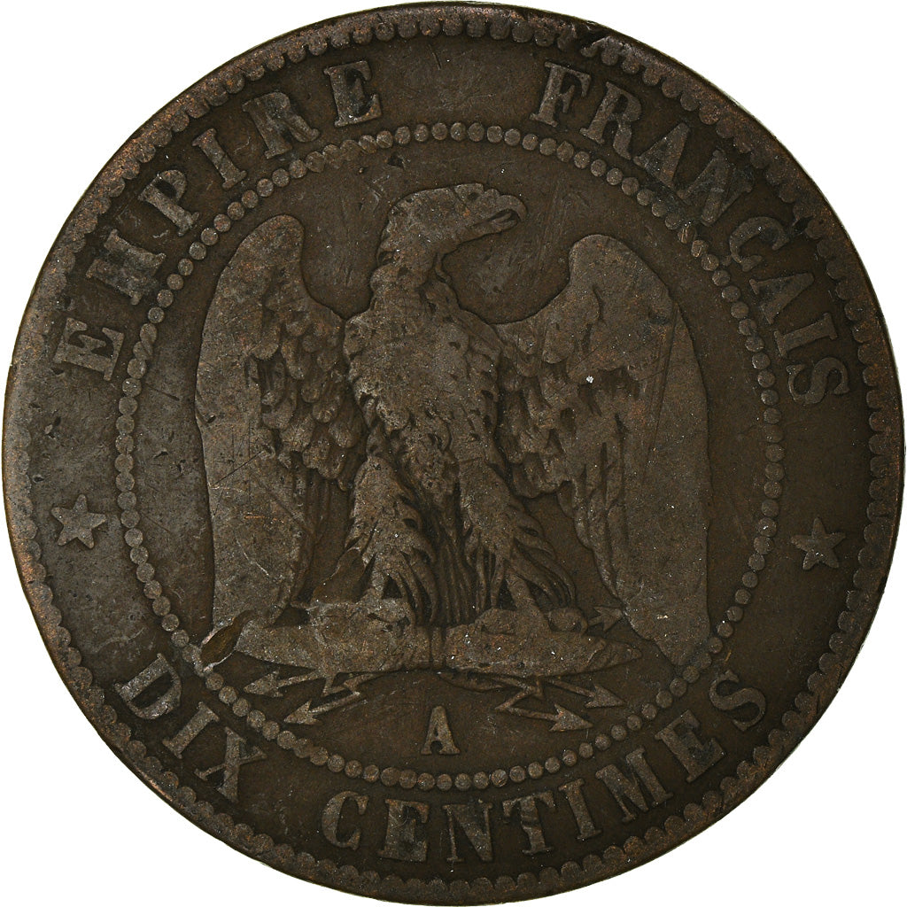 Moneta, Francia, 10 Centimes, 1853