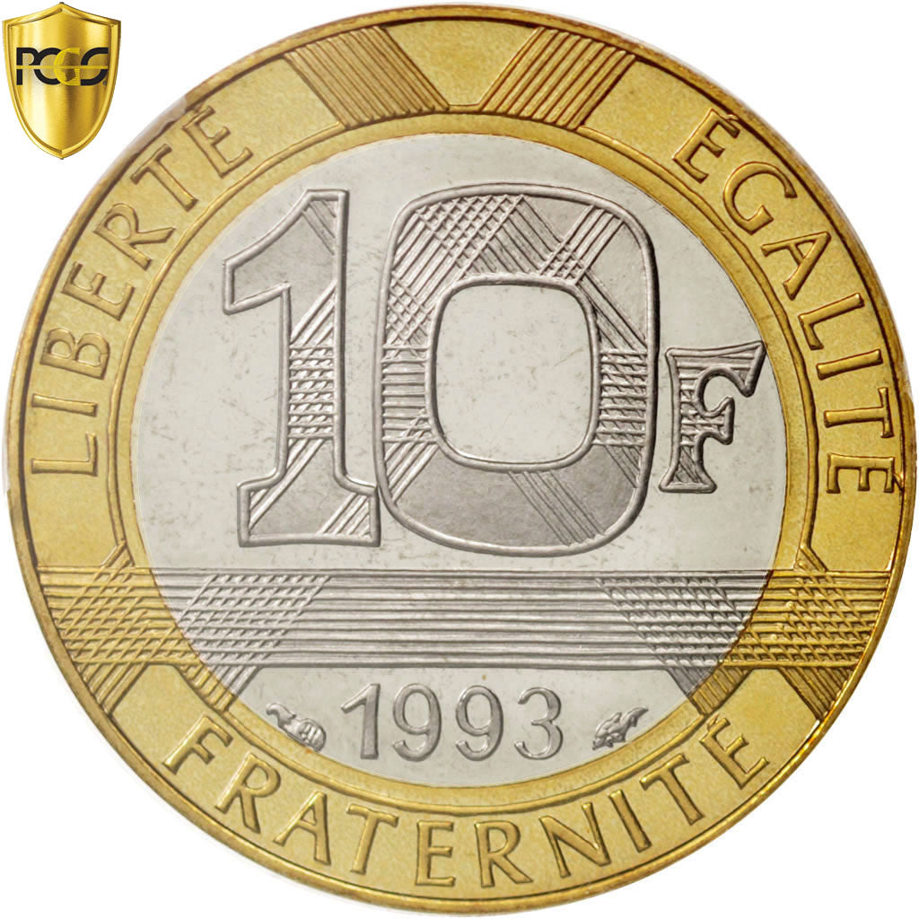 Coin, France, Génie, 10 Francs, 1993, Paris, PCGS, PR68DCAM, MS(65-70)