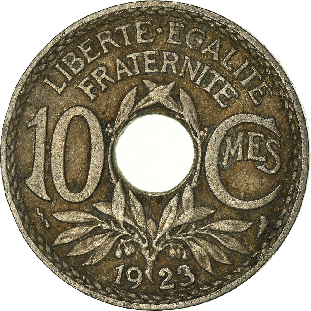 Moneta, Francia, 10 Centimes, 1923