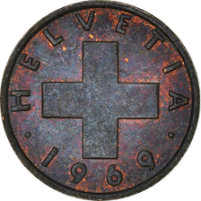 Moneta, Svizzera, Rappen, 1969