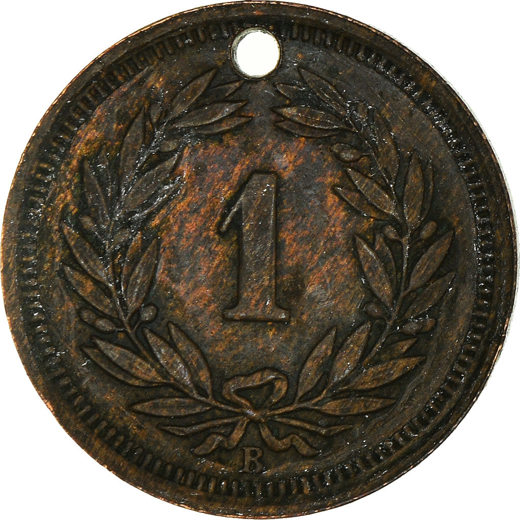Coin, Switzerland, Rappen, 1932
