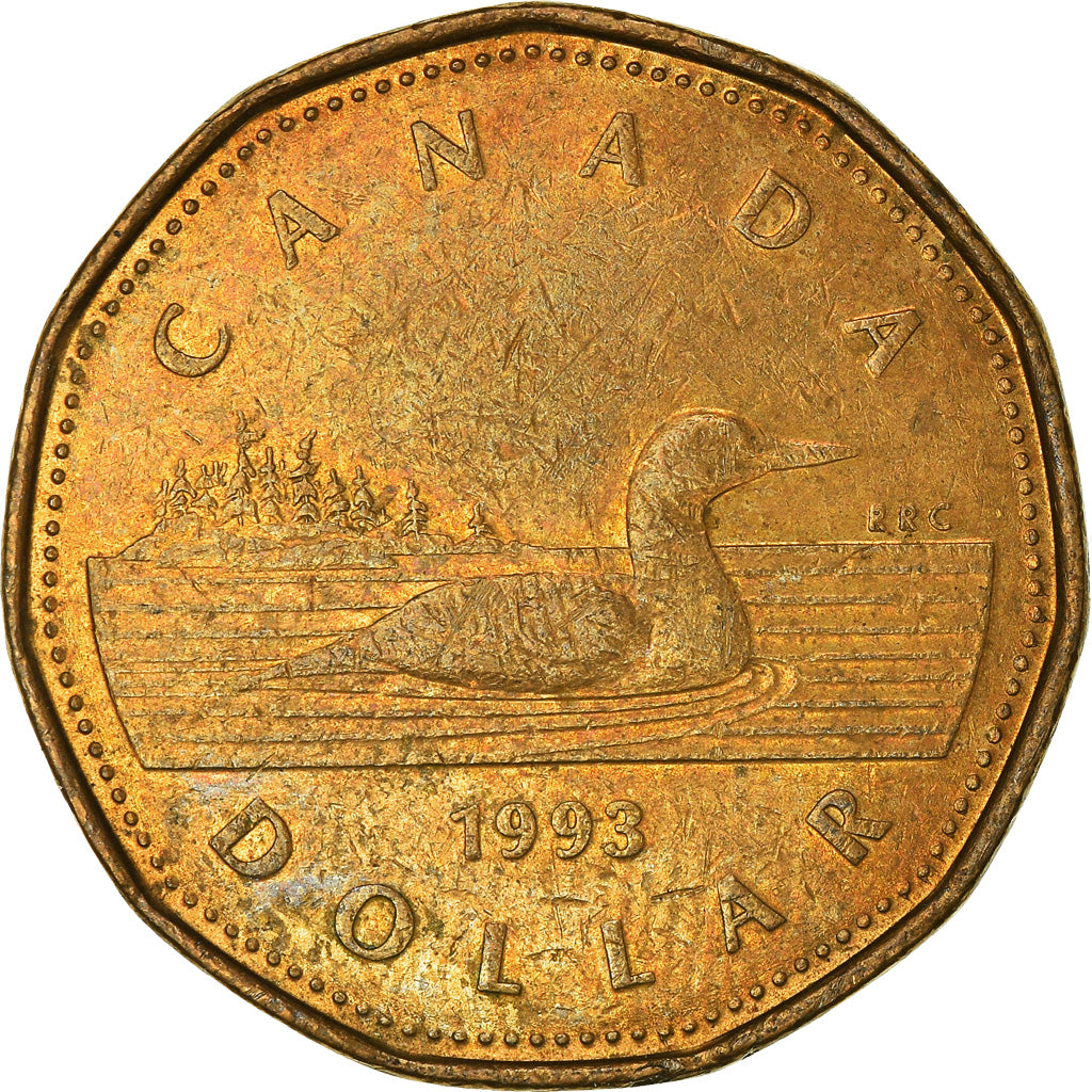 Coin, Canada, Dollar, 1993