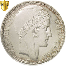 Monnaie, France, Turin, 20 Francs, 1938, Paris, PCGS, MS64+, SPL+, Argent