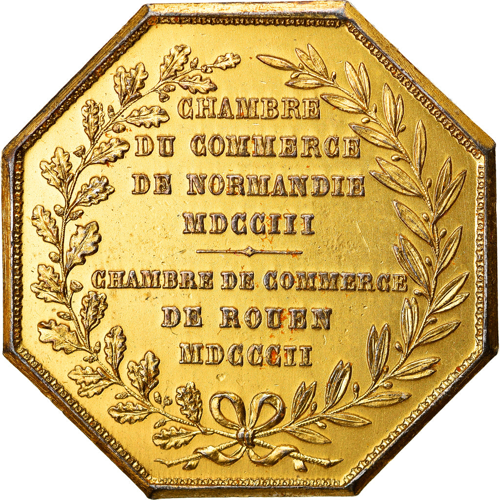 France, Token, Chambre de Commerce de Rouen, Business & industry, 1802, Lecomte