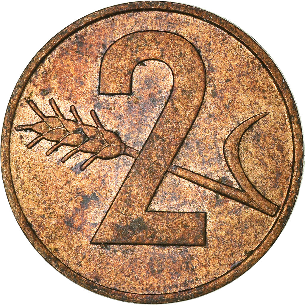 Monnaie, Suisse, 2 Rappen, 1969