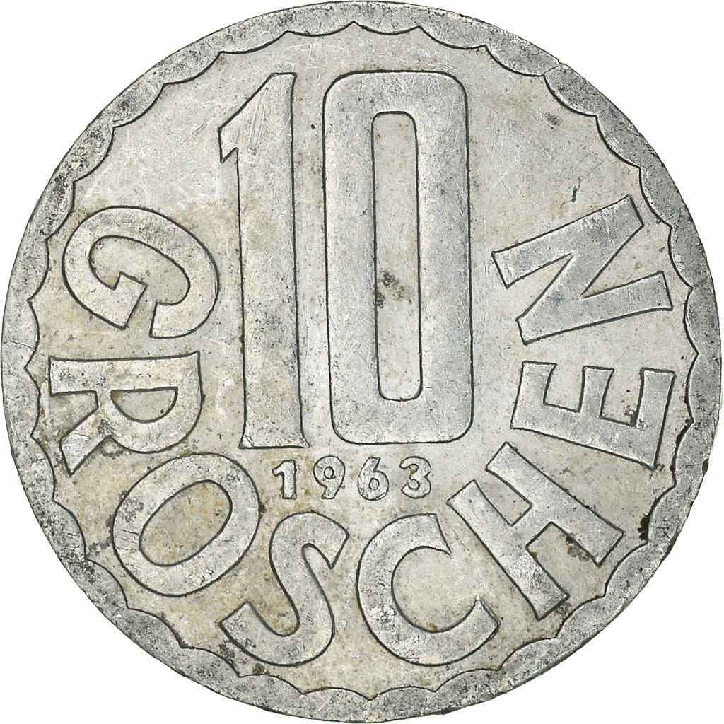 Coin, Austria, 10 Groschen, 1963