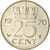 Moeda, Países Baixos, 25 Cents, 1970