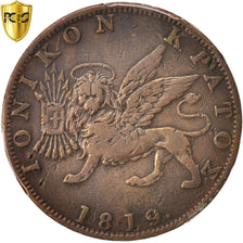 Münze, IONIAN ISLANDS, Obol, 1819, PCGS, VF25, S, Kupfer, KM:32, graded