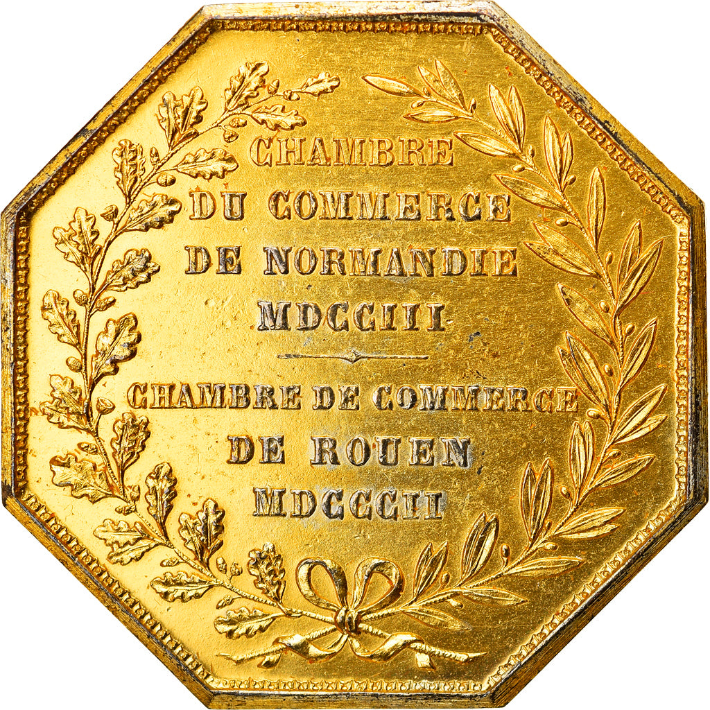 France, Token, Chambre de Commerce de Rouen, Business & industry, 1802, Lecomte