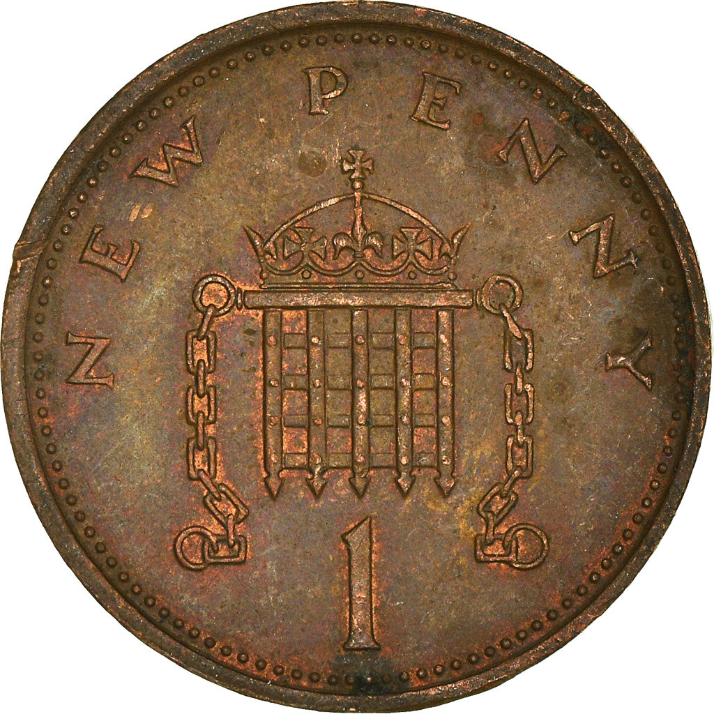 Moneta, Wielka Brytania, New Penny, 1974