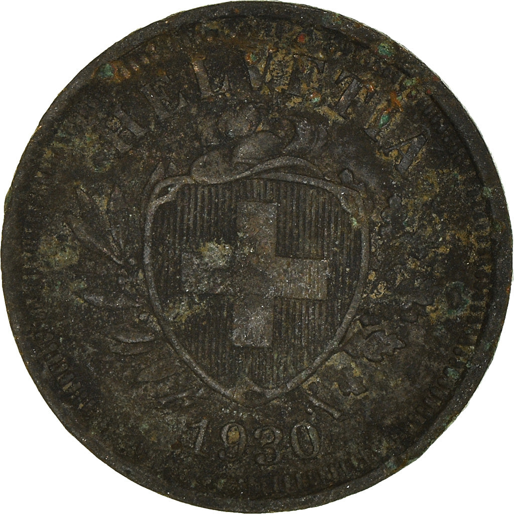 Coin, Switzerland, Rappen, 1930