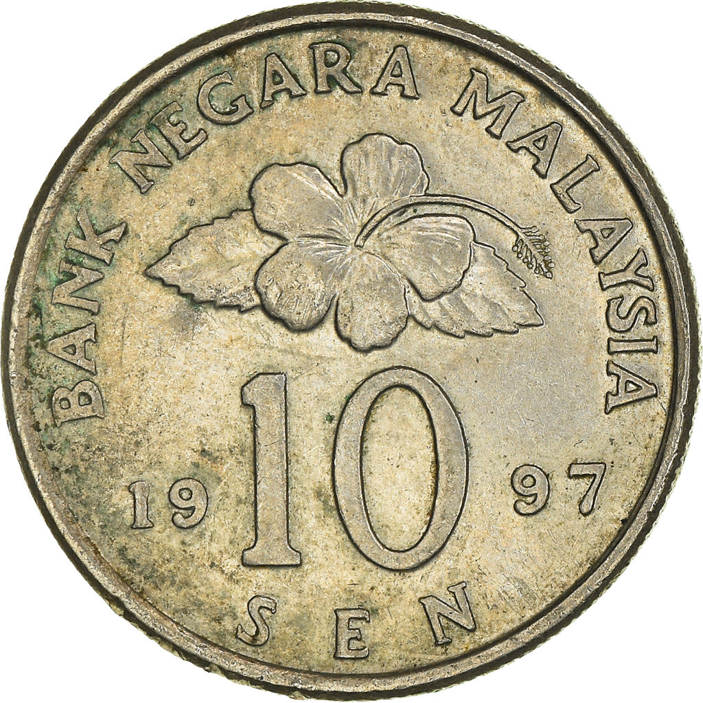 Münze, Malaysia, 10 Sen, 1997
