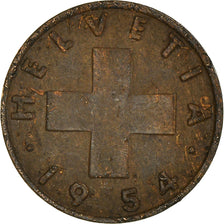 Moneta, Svizzera, Rappen, 1954