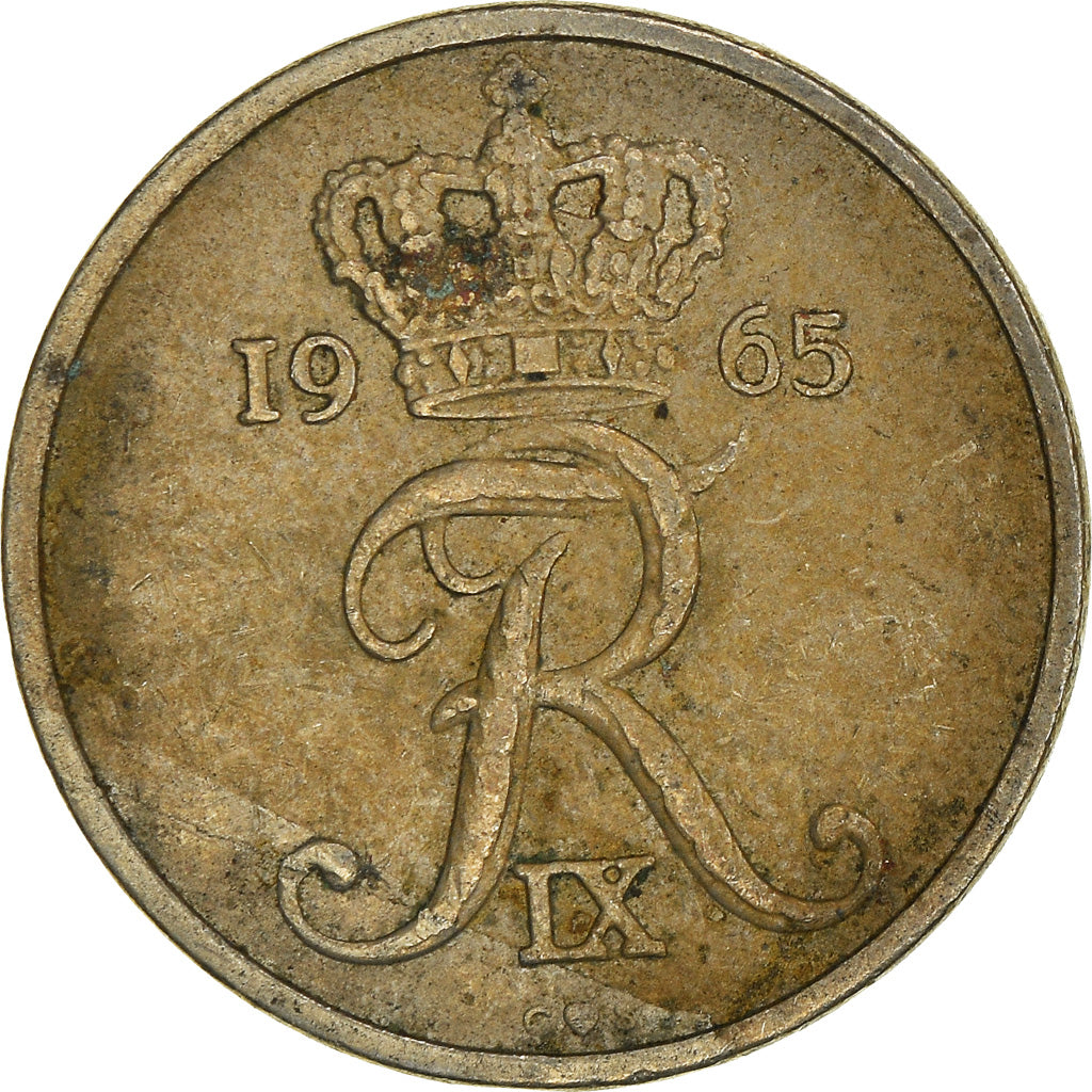 Coin, Denmark, 10 Öre, 1965