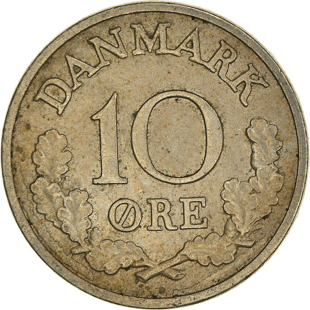Coin, Denmark, 10 Öre, 1965