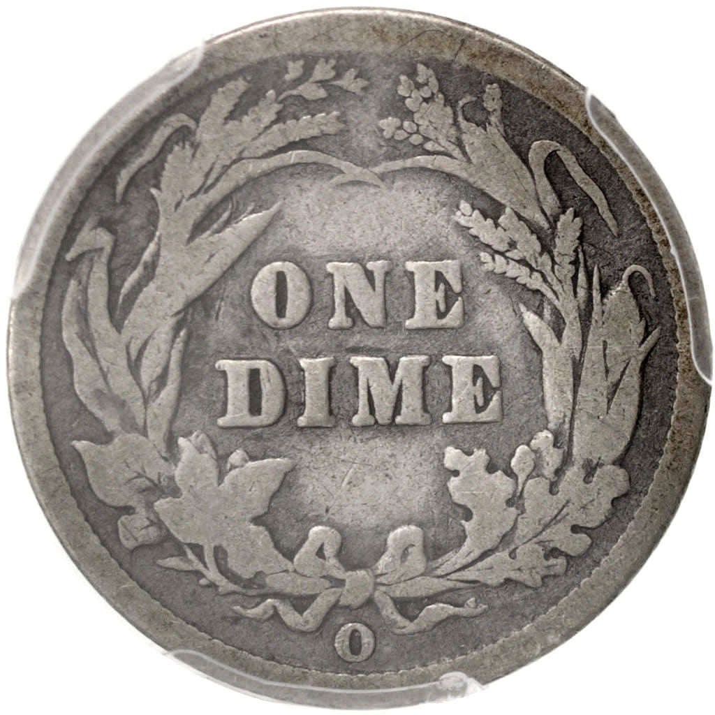 United States, Barber Dime, 1893, New Orleans, PCGS, G06, KM:113