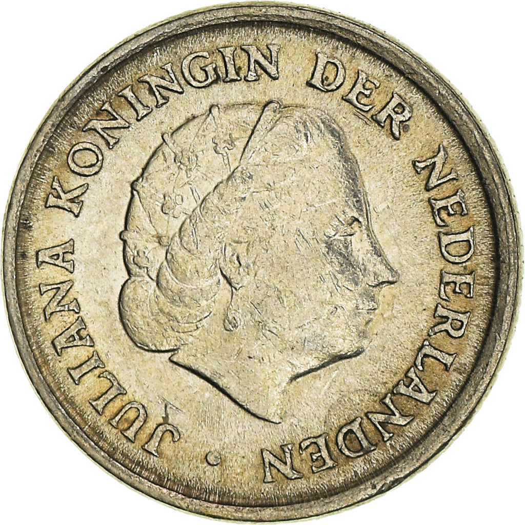 Münze, Niederlande, 10 Cents, 1965