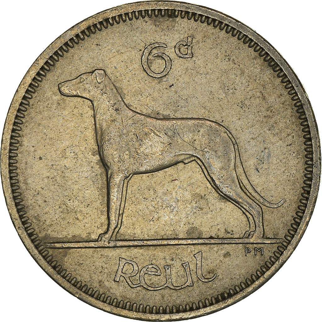 Münze, IRELAND REPUBLIC, 6 Pence, 1962