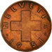 Coin, Switzerland, 2 Rappen, 1951