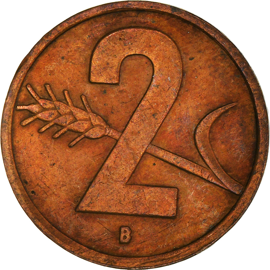 Coin, Switzerland, 2 Rappen, 1951
