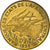 Moneda, Estados del África central, 10 Francs, 1998