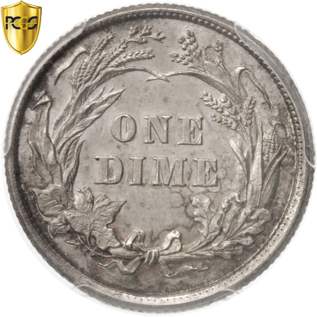Moneda, Estados Unidos, Barber Dime, Dime, 1898, U.S. Mint, Philadelphia, PCGS